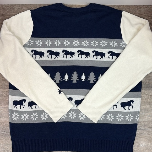 NFL Men’s Dallas Cowboys Wordmark Ugly Sweater Size 2XL - Picture 4 of 10